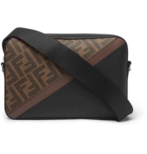 fendi logo messenger bag|Fendi bag with thick strap.